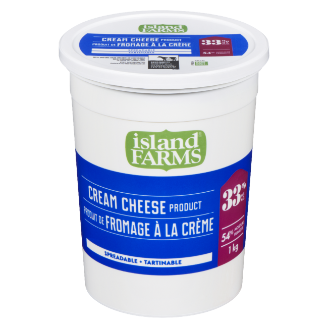 33 Spreadable Regular Cream Cheese Product Island Farms
